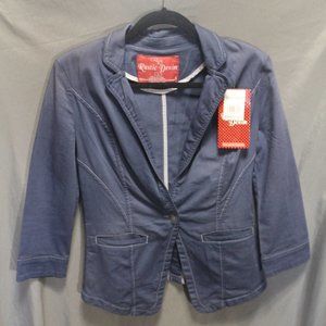 Denim jean jacket, girl cut